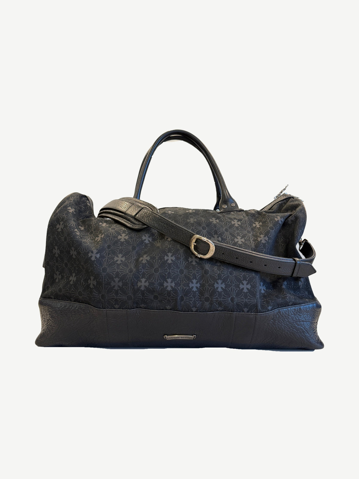 Chrome Hearts Black Monogram Duffle Bag