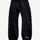 Chrome Hearts Black Multicolor Cemetery Cross Sweatpants