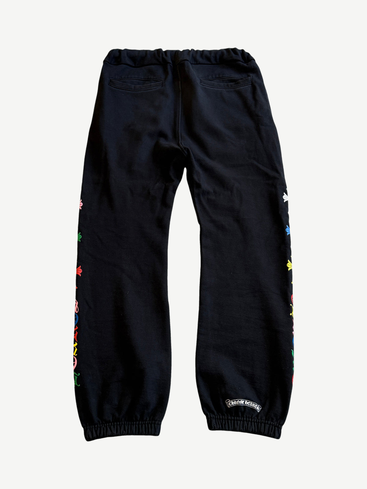 Chrome Hearts Black Multicolor Cemetery Cross Sweatpants