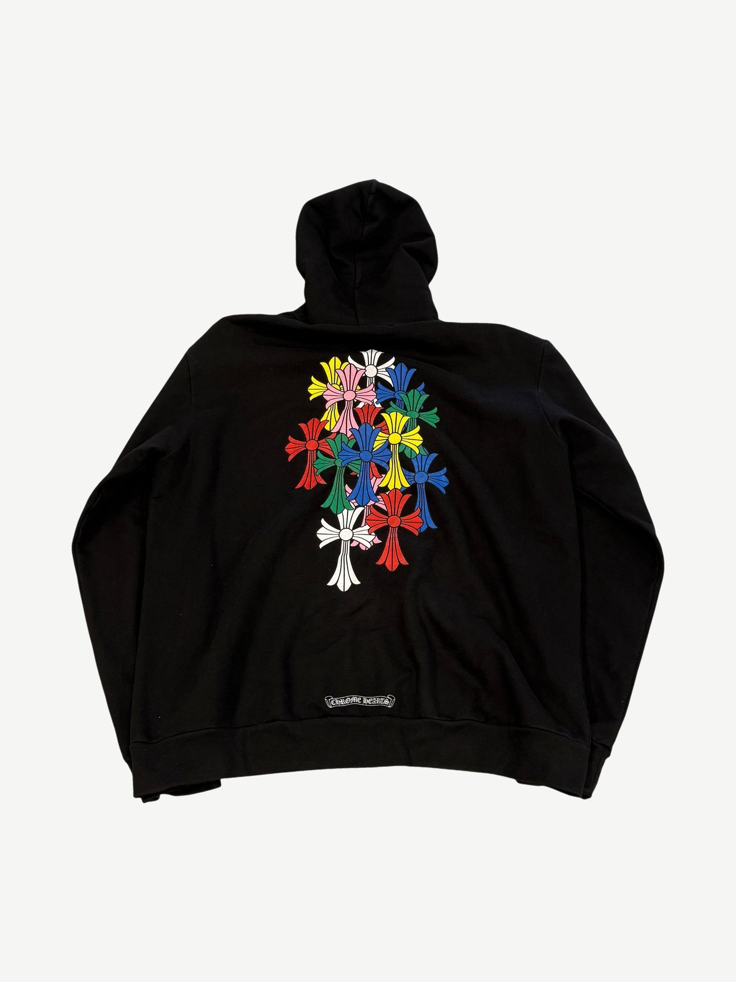 Chrome Hearts Black Multicolor Cross Cemetery Zipup