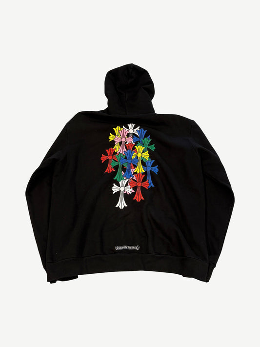 Chrome Hearts Black Multicolor Cross Cemetery Zipup