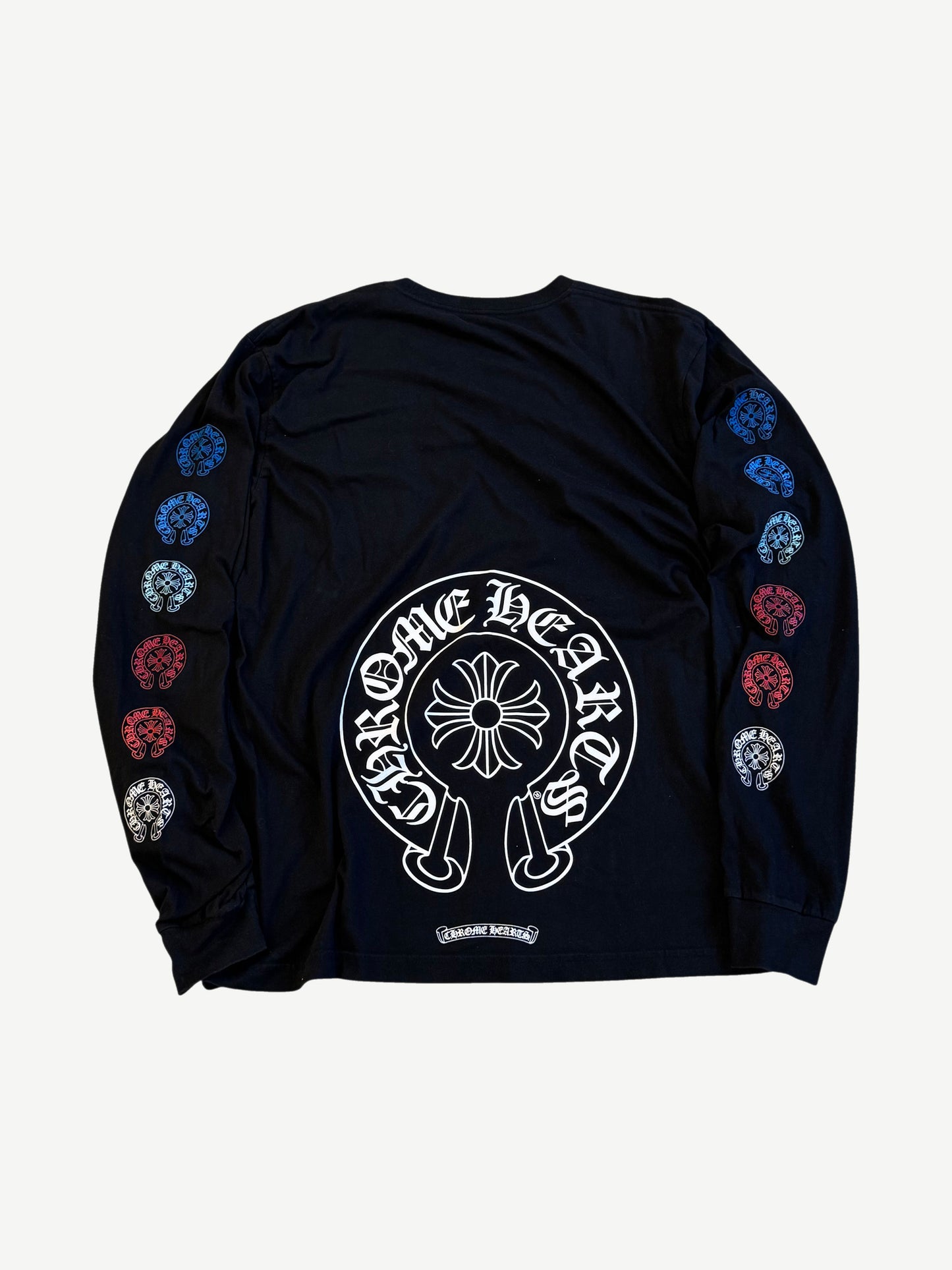 Chrome Hearts Black Multicolor Horseshoe Longsleeve