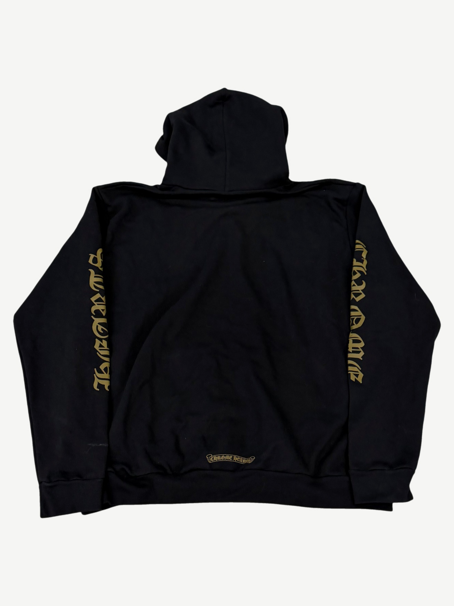Chrome Hearts Black Olive Vertical Logo Zipup