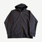 Chrome Hearts Paper Jam zip up hoodie in black with tonal triple cross chest patch and gold zipper.