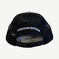 Chrome Hearts Black Pink Cemetery Cross Patch Trucker Hat