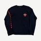 Chrome Hearts Black Red Vine Dagger Longsleeve