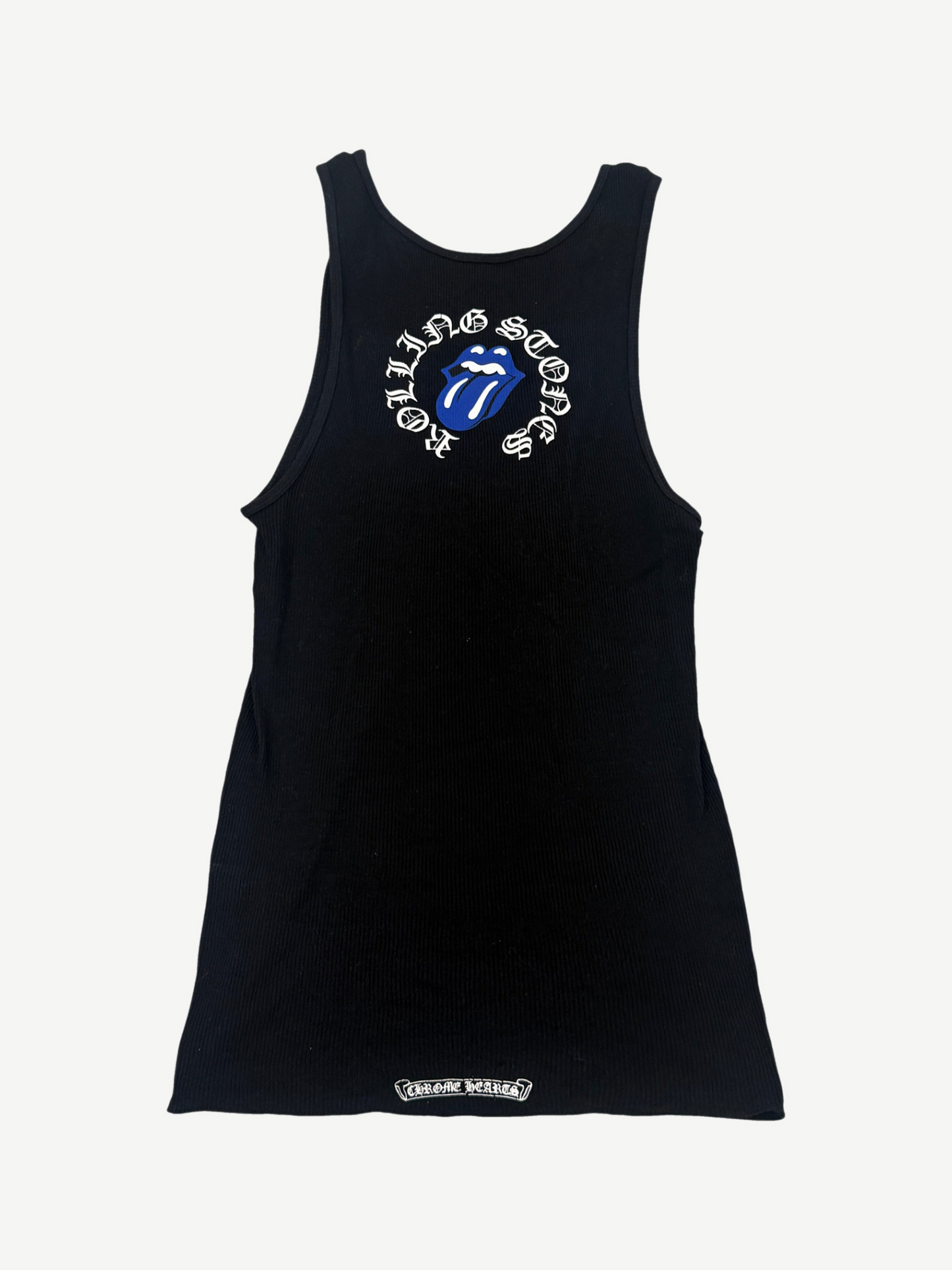 Chrome Hearts Black Rolling Stones New York 2024 Exclusive Tank Top