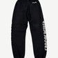 Chrome Hearts Black Scroll Logo Sweatpants