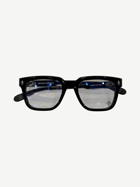 Chrome Hearts Black Silver Ambidixtrous Glasses