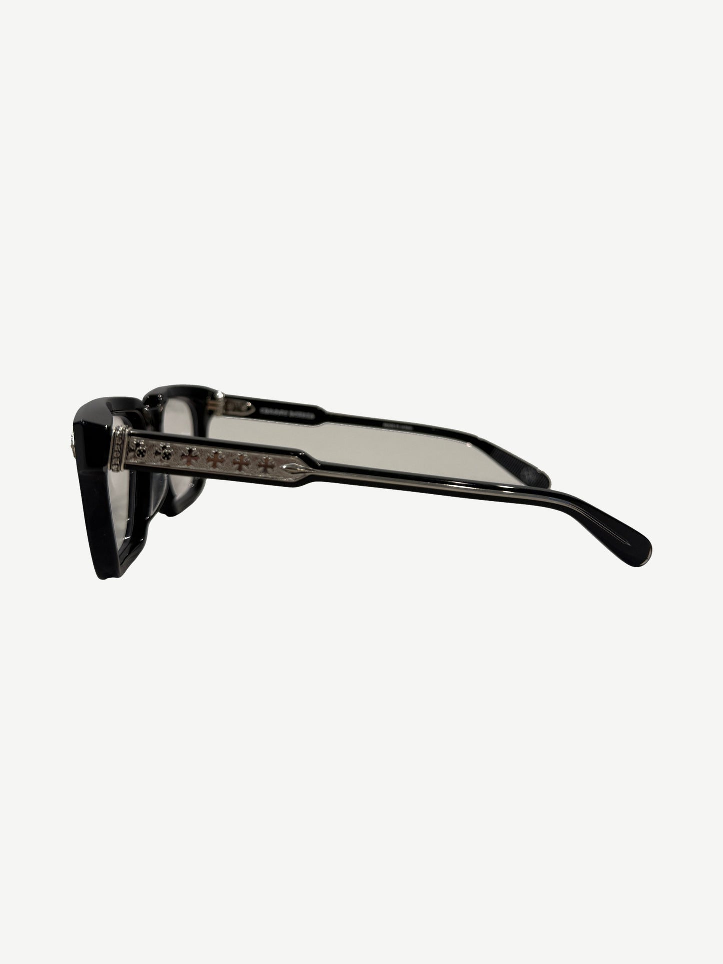 Chrome Hearts Black Silver Ambidixtrous Glasses