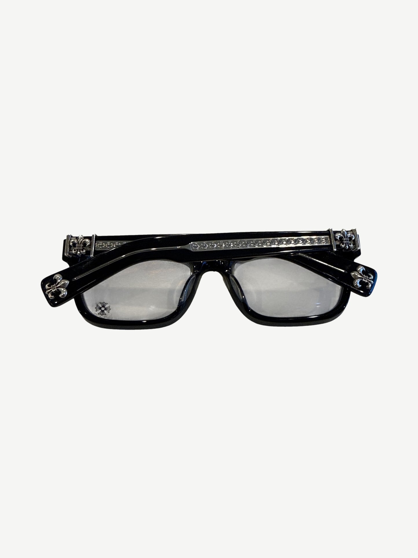 Chrome Hearts Black Silver See You In Tea Glasses