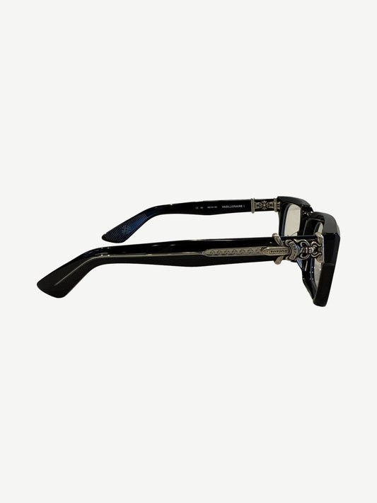 Chrome Hearts Black Silver Vagillionaire 1 Glasses