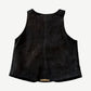 Chrome Hearts Black Suede Leather Vest