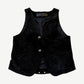 Chrome Hearts Black Suede Leather Vest