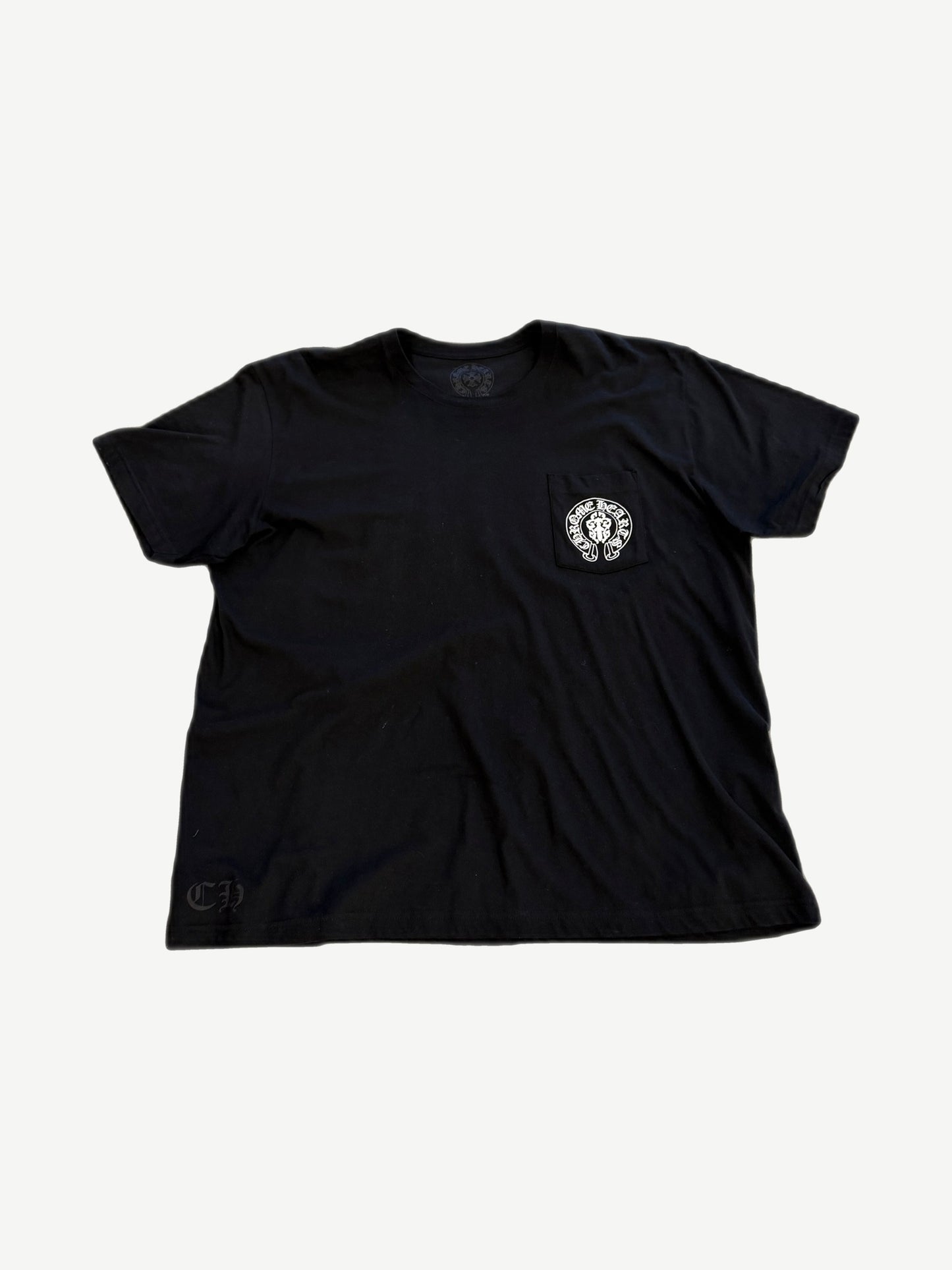 Chrome Hearts Black USA Flag Dagger Tee