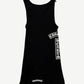 Chrome Hearts Black Vertical Logo T-Bar Tank Top