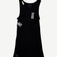 Chrome Hearts Black Vertical Logo T-Bar Tank Top