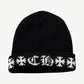Chrome Hearts Black White Big Daddy Cashmere Beanie