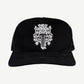 Chrome Hearts Black White Denim Dagger Baseball Hat