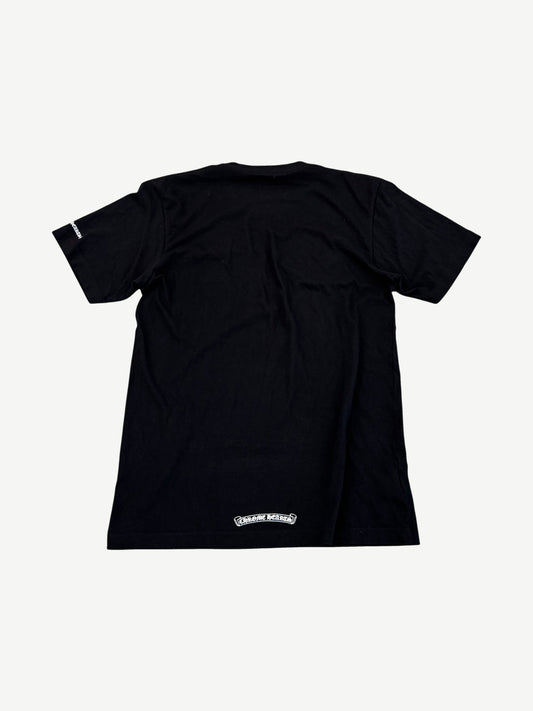 Chrome Hearts Black White Neck Logo Tee