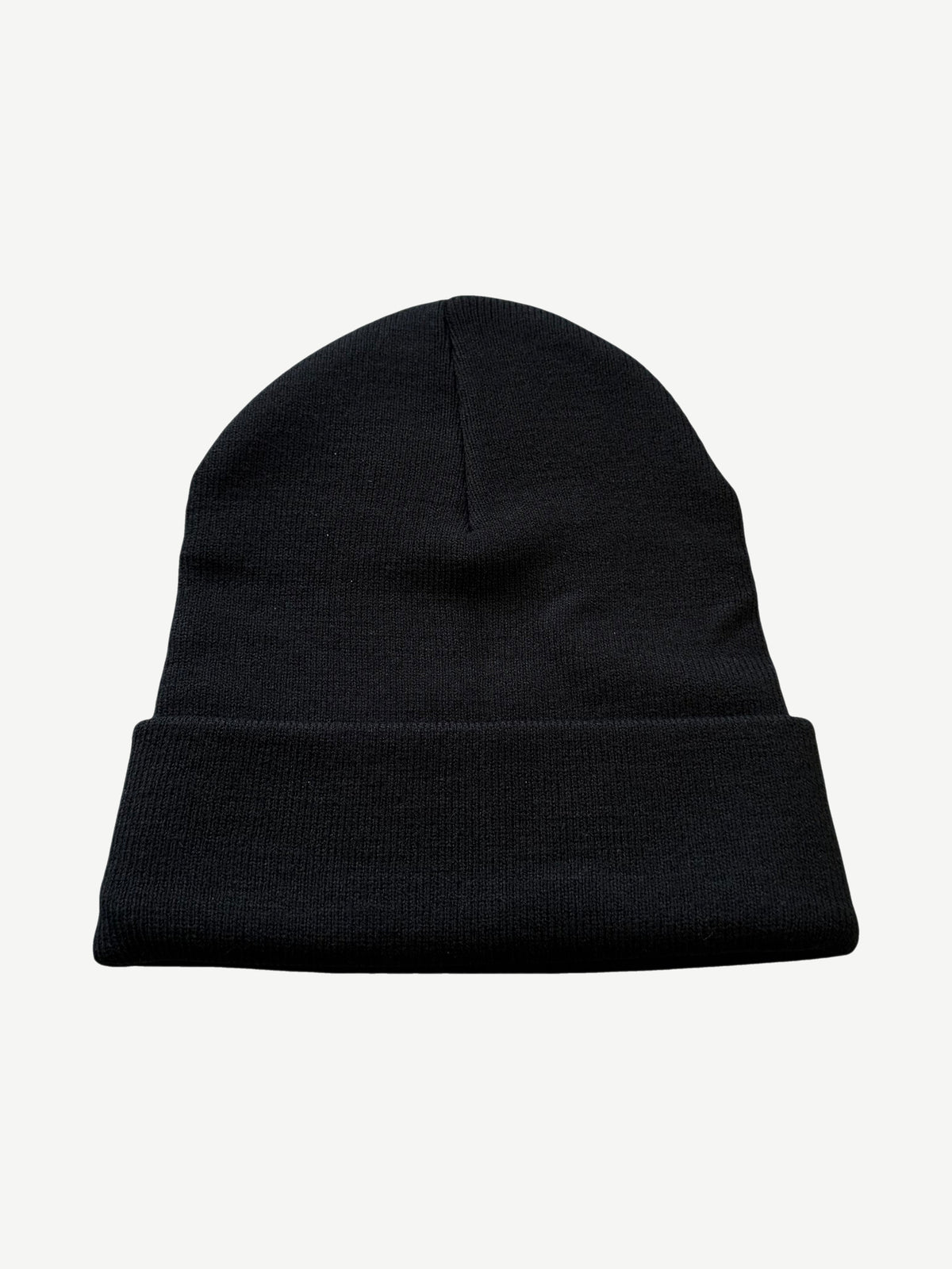 Chrome Hearts Black White Script Logo Beanie
