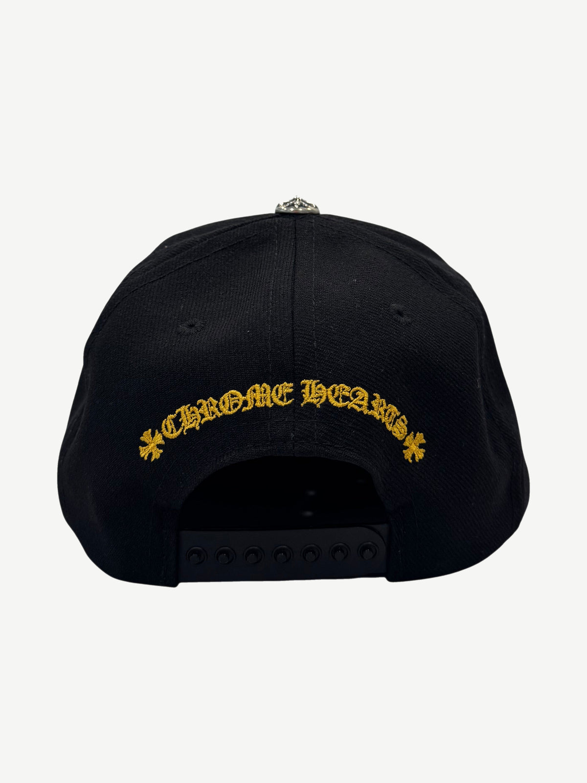 Chrome Hearts Black Yellow CH Baseball Hat