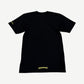 Chrome Hearts Black Yellow Neck Logo Tee
