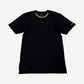 Chrome Hearts Black Yellow Neck Logo Tee