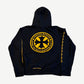 Chrome Hearts Black Yellow Plus Cross Logo Hoodie