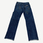 Chrome Hearts Blue Denim Cross Patch Jeans