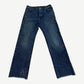 Chrome Hearts Blue Denim Cross Patch Jeans
