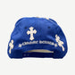 Chrome Hearts Blue White Cross Patch CH Baseball Hat