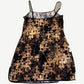 Chrome Hearts Brown Allover Cross Print Mesh Mini Dress