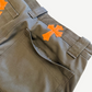 Chrome Hearts Brown Orange Cross Patch Carpenter Pants