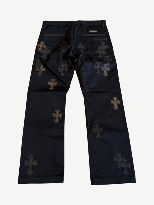 Chrome Hearts Camo Black Cross Patch Chino Pants