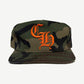Chrome Hearts Camo Orange CH Baseball Hat