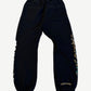 Chrome Hearts camo triple cross sweatpants back view showing camo Chrome Hearts arch print on leg