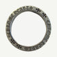 Chrome Hearts CH Forever ring top-down view through band showing gothic Chrome Hearts engraving and crosses