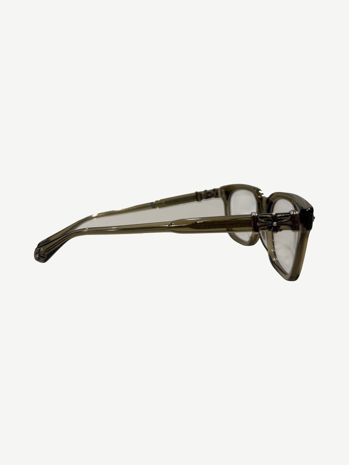 Chrome Hearts Clear Brown Cox Ucker Glasses
