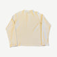 Chrome Hearts Cream Logo Embroidered Waffle Henley Shirt