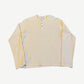 Chrome Hearts Cream Logo Embroidered Waffle Henley Shirt