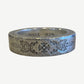 Chrome Hearts sterling silver Dagger Spacer ring with engraved CH dagger motif and floral cross at center band.