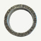 Chrome Hearts Dagger Spacer ring top-down view with gothic CHROME HEARTS engraving and cross stamps inside band.