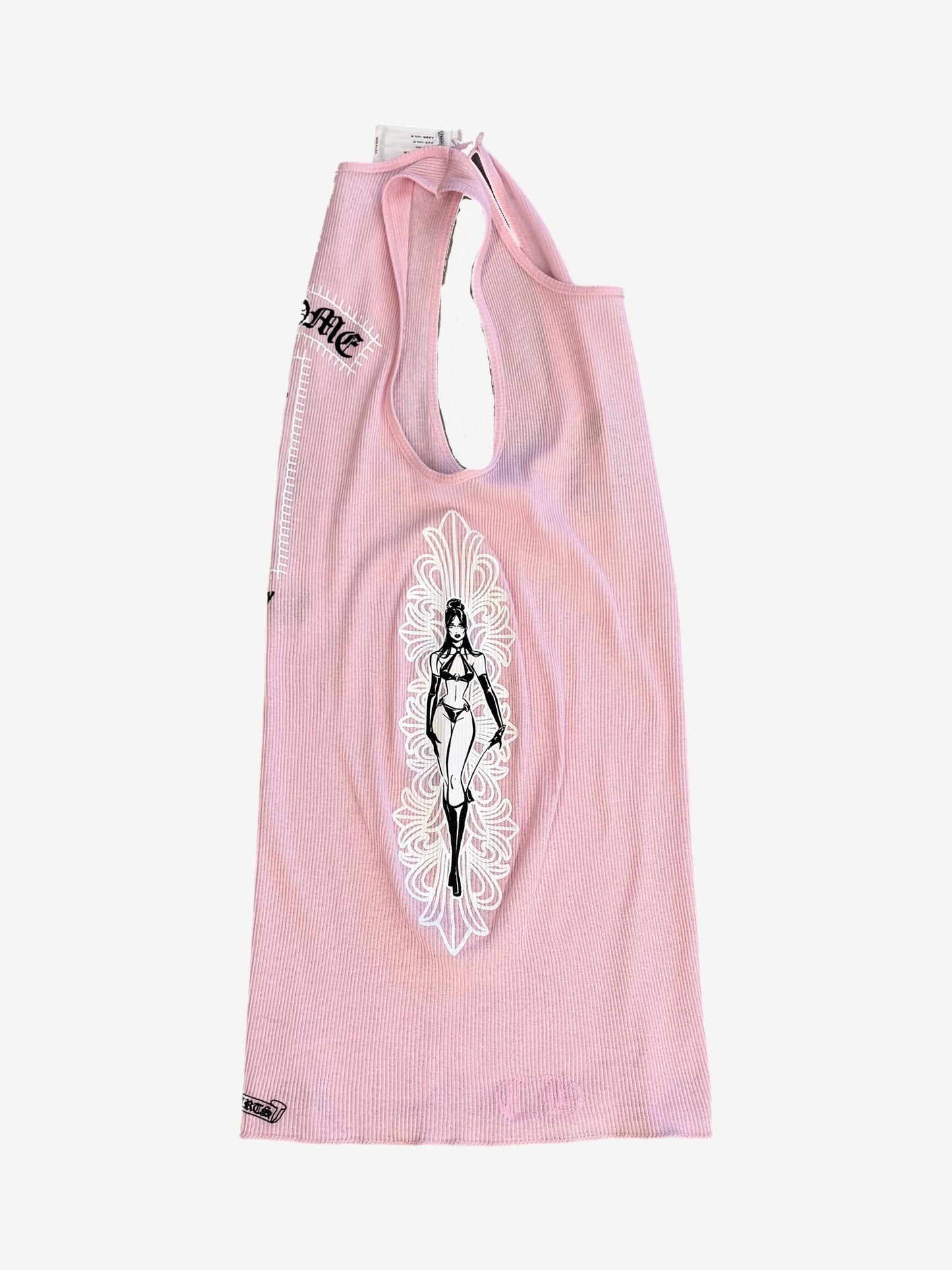 Chrome Hearts Deadly Doll Pink Tank Top