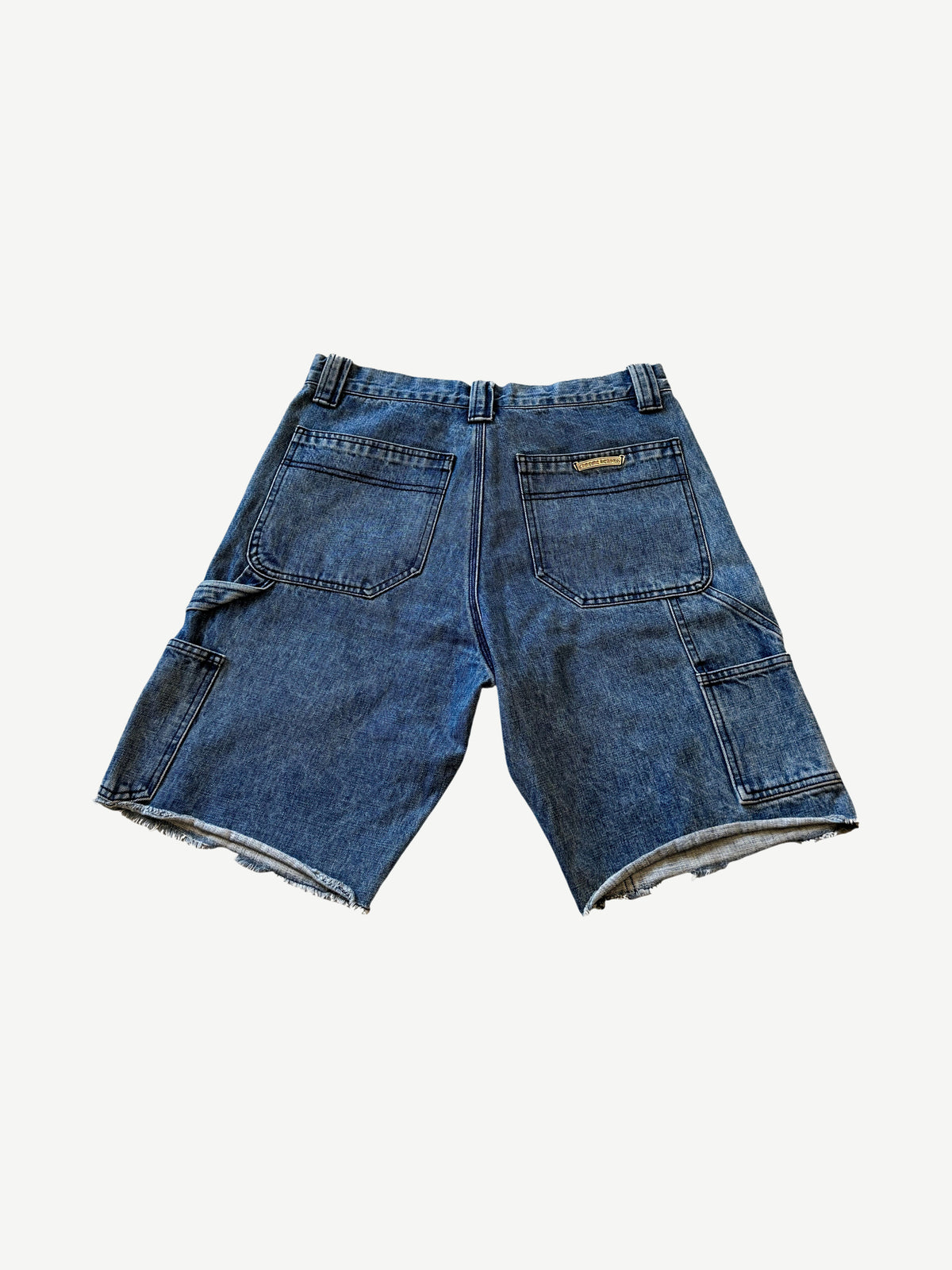 Chrome Hearts Denim Double Knee Carpenter Shorts