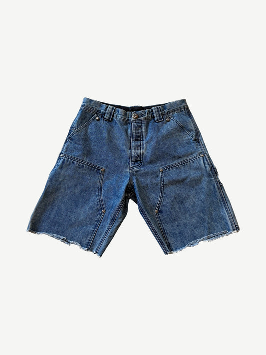 Chrome Hearts Denim Double Knee Carpenter Shorts