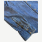 Chrome Hearts Denim Leather Cross Patch Work Shirt