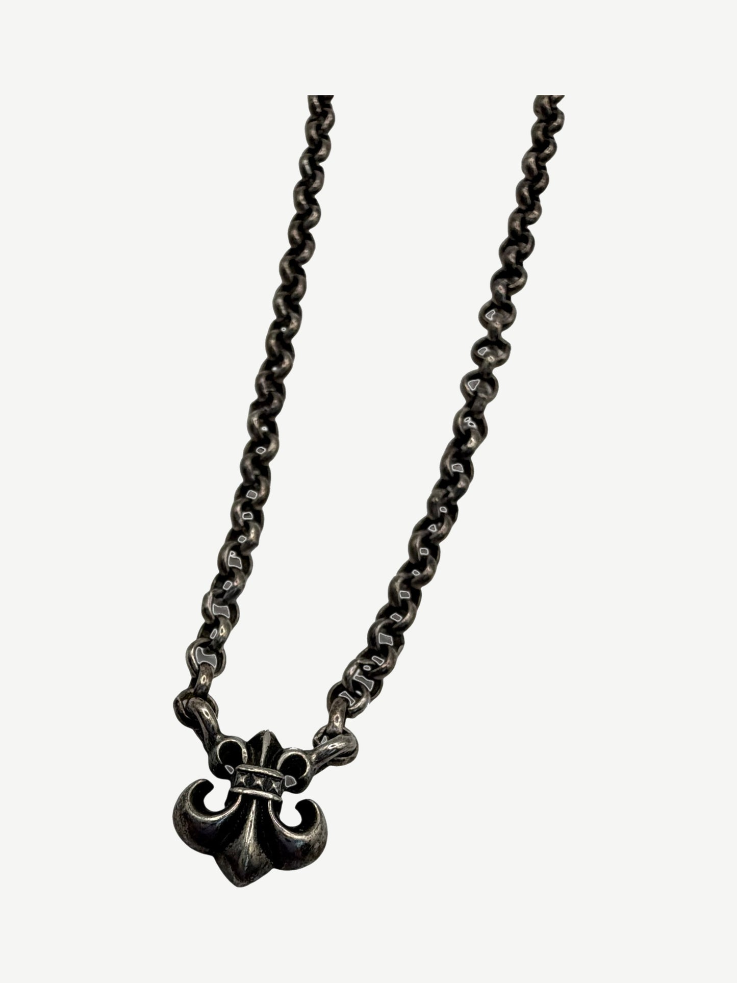 Chrome Hearts Fleur Roll Chain 16 inch