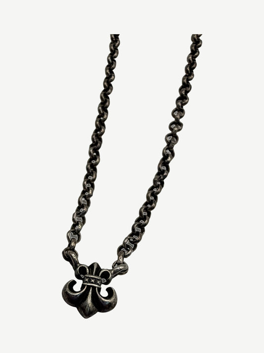 Chrome Hearts Fleur Roll Chain 16 inch