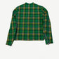 Chrome Hearts Green Y Not Easy Riders Masai Check Halfzip Jacket